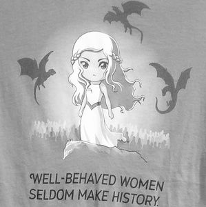 Lt Gray Game of Thrones T-shirt